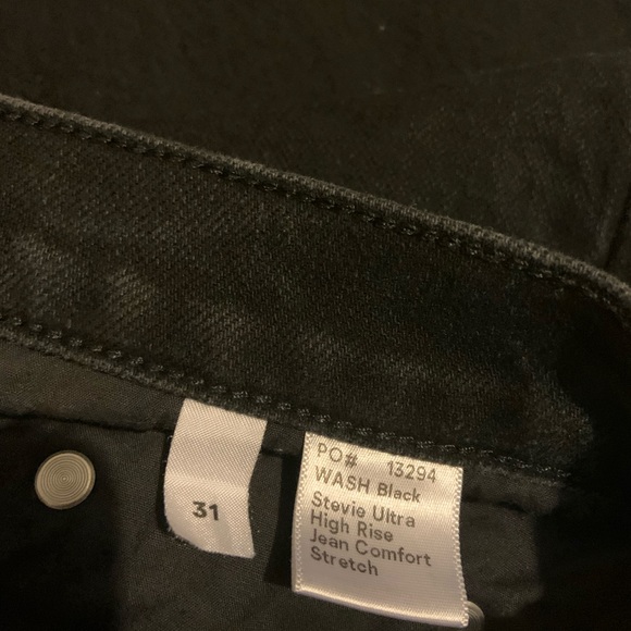 Reformation black Stevie ultra high rise jeans size 31 - Picture 11 of 15